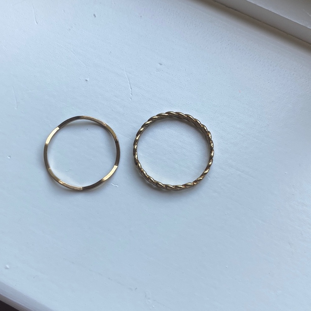 Gold rings